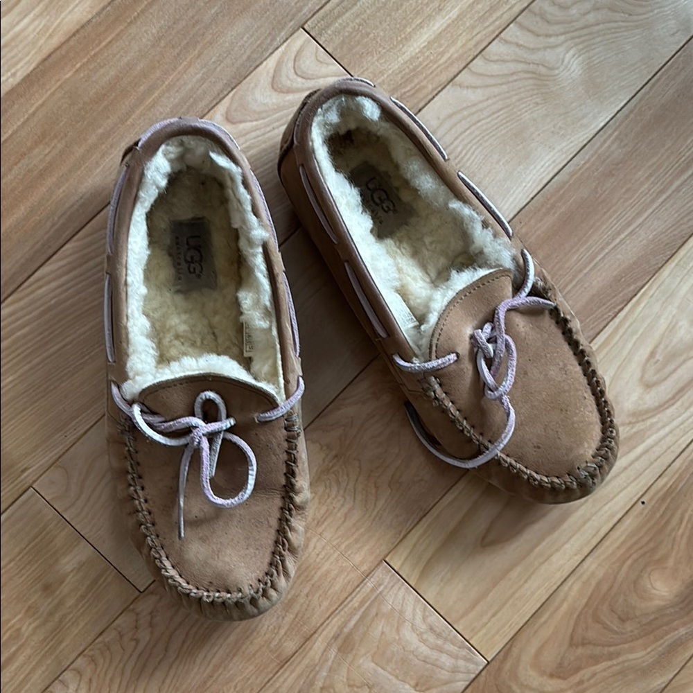 UGG Tan Moccasins Soft Leather Craftsmanship